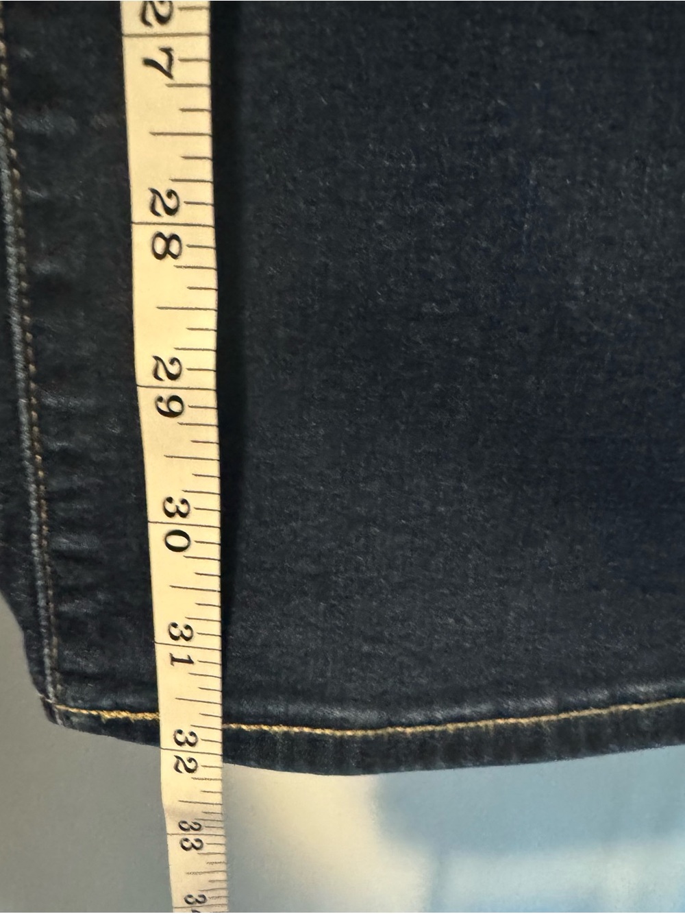TWO pairs of Women’s Stretch Denim Jeans - Medium Blue and Light Blue - Picture 6 of 9